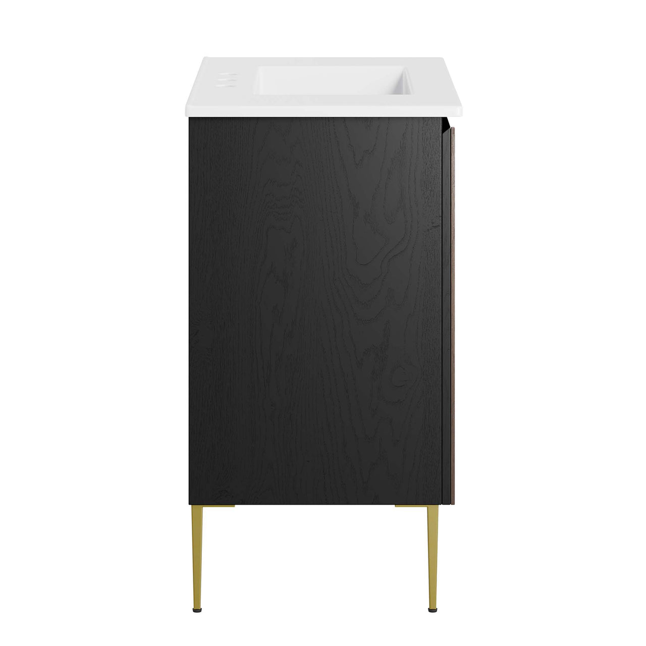 Auror Vanity Unit, Medium, White & Black
