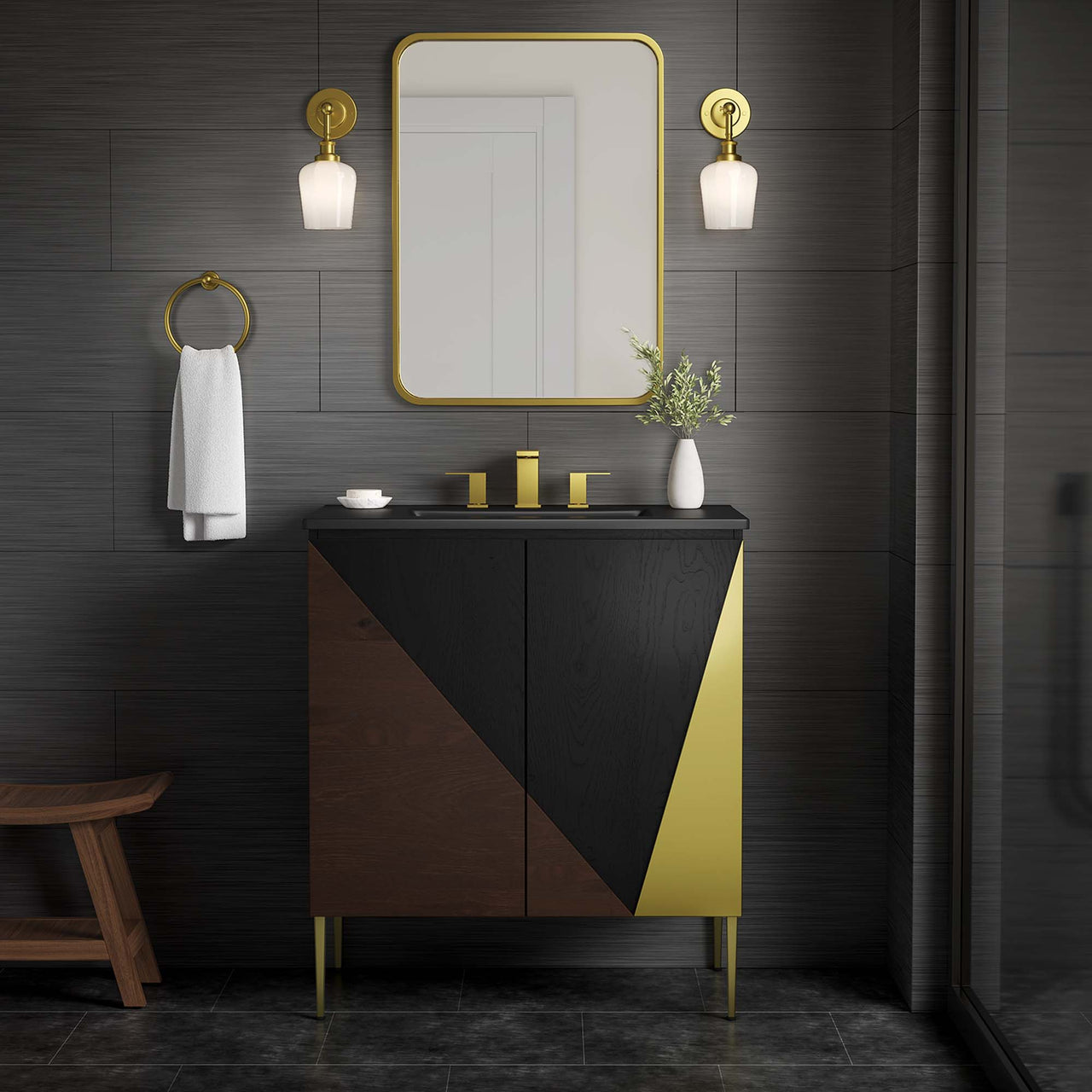 Auror Vanity Unit, Medium, Black