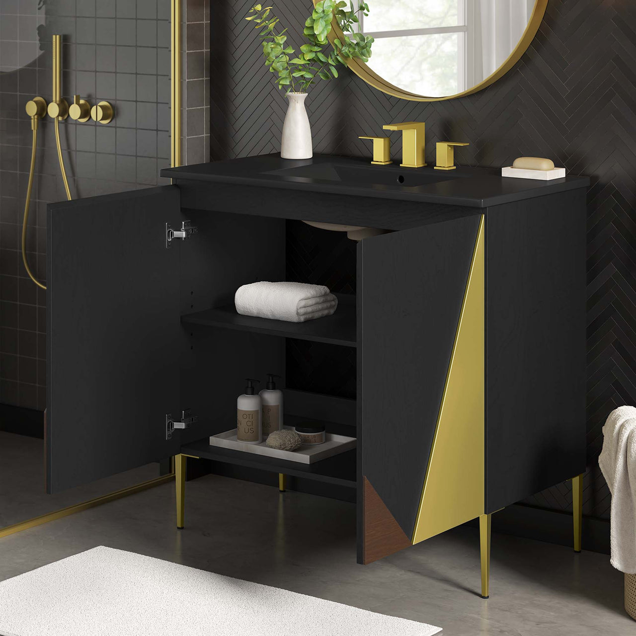 Auror Vanity Unit, Large, Black