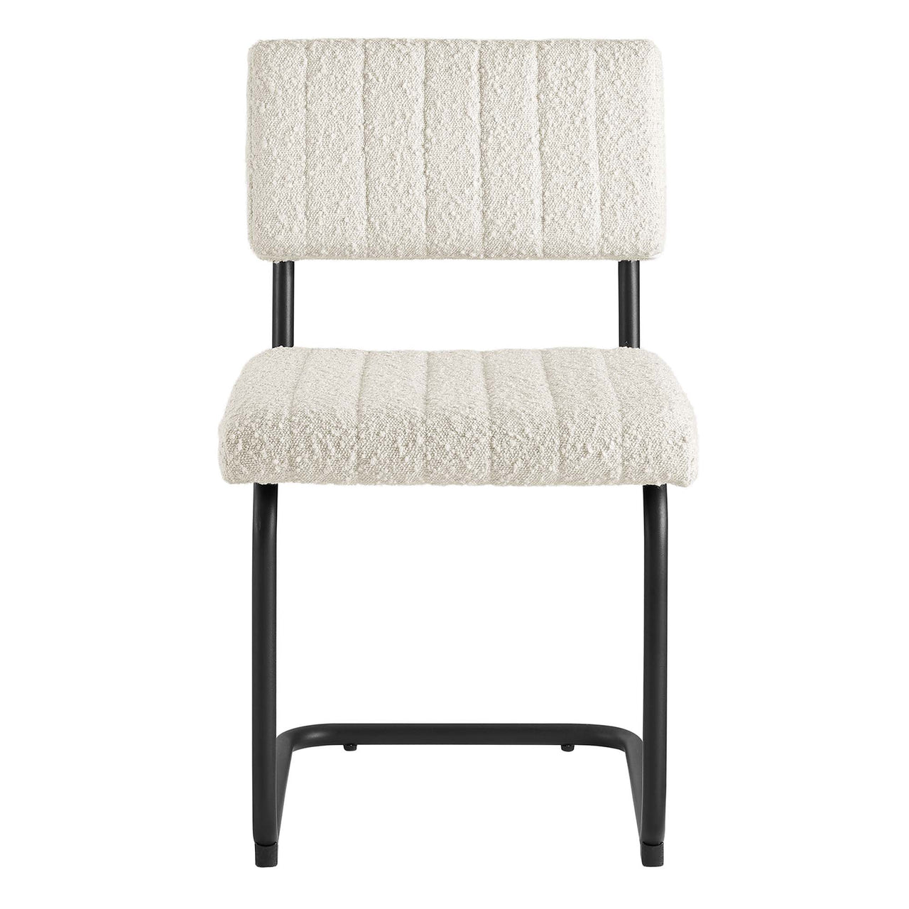 Glide Boucle Dining Chair Set of 2, Ivory