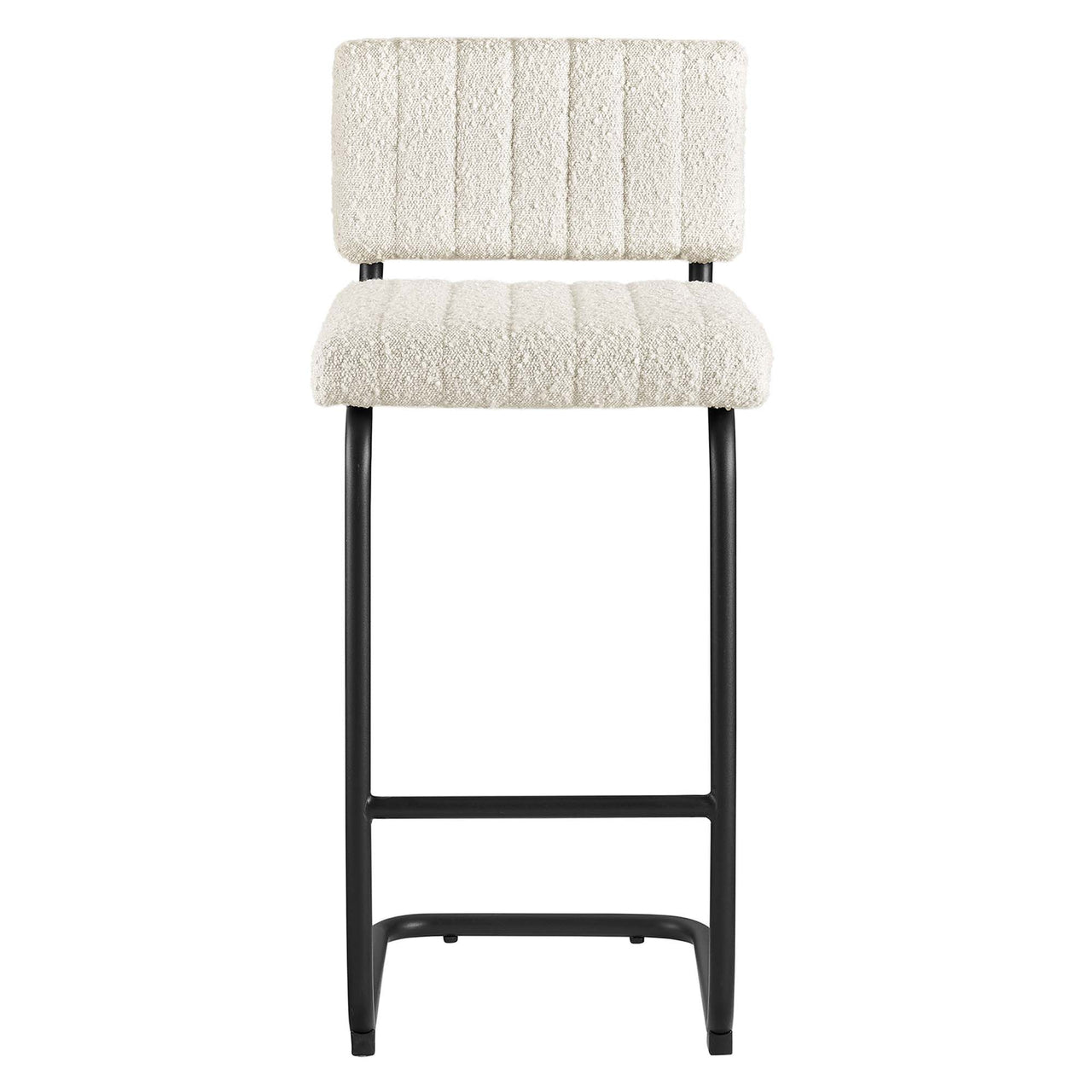 Glide Boucle Counter Stools Set of 2, Ivory