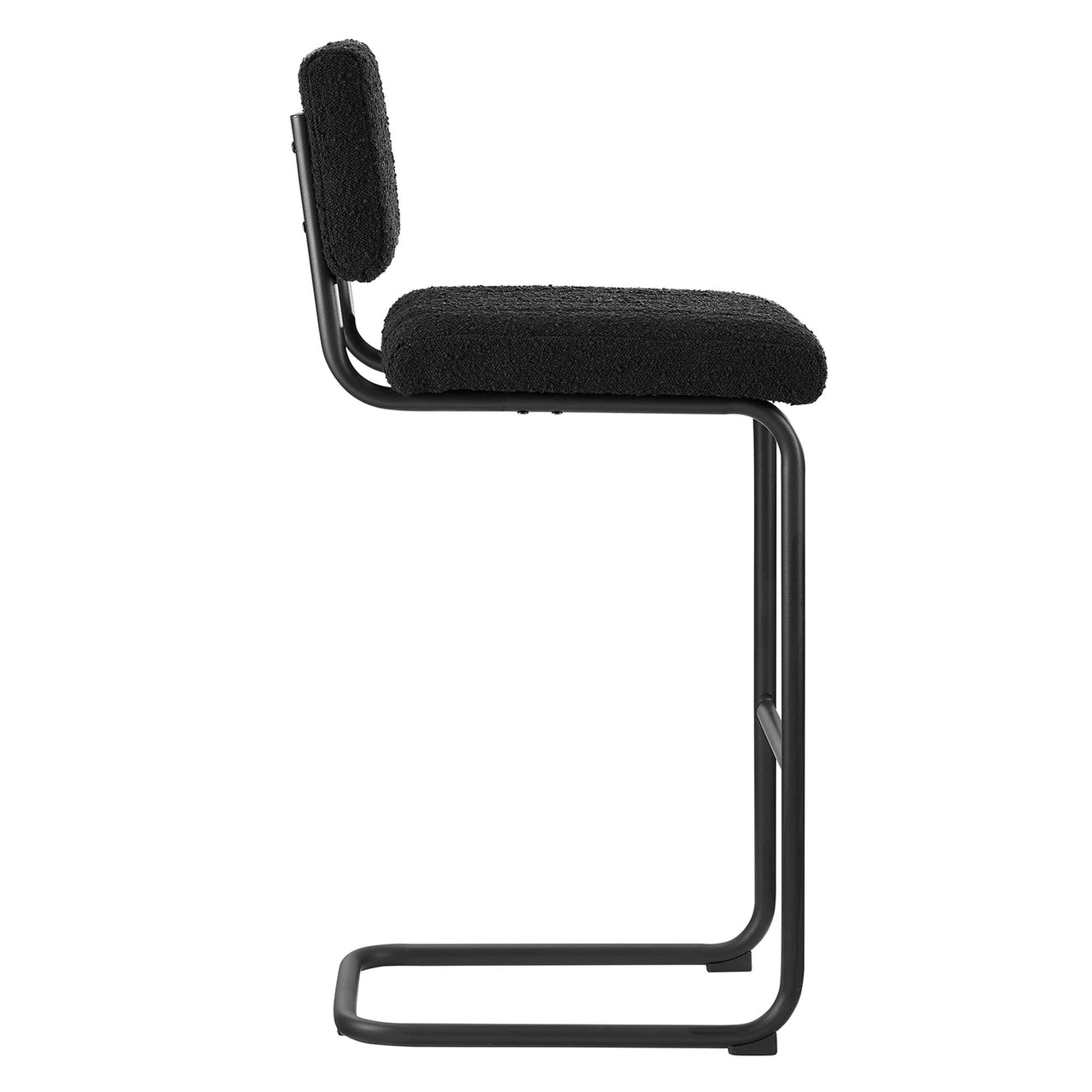 Glide Boucle Bar Stools Set of 2, Black
