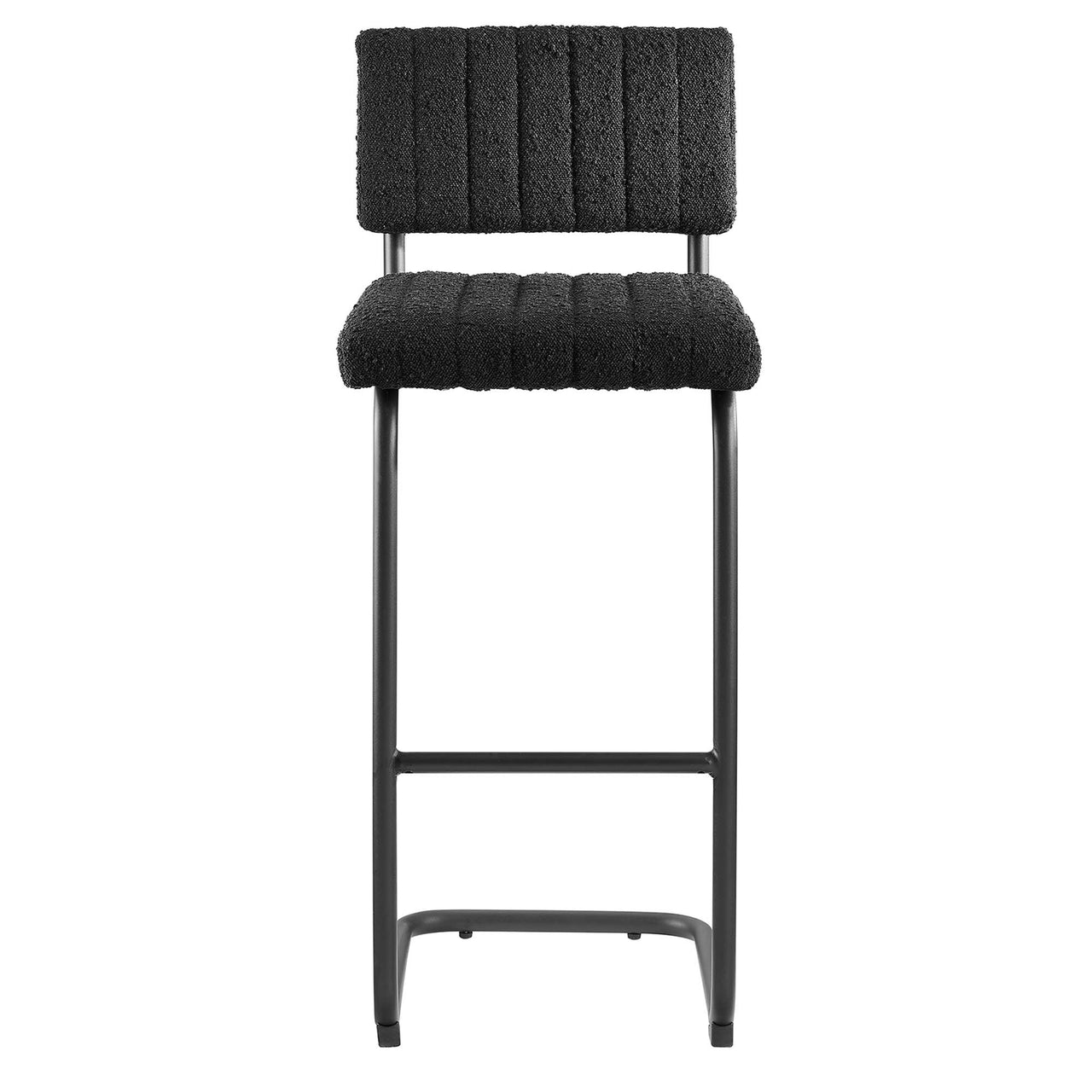 Glide Boucle Bar Stools Set of 2, Black