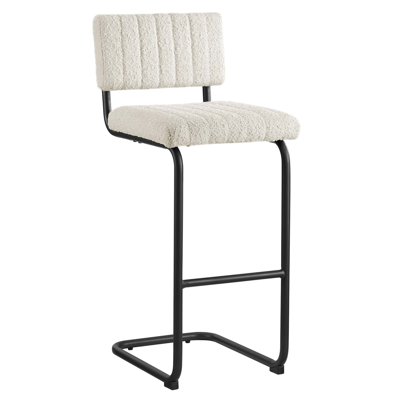 Glide Boucle Bar Stools Set of 2, Ivory