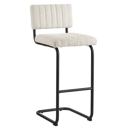 Glide Boucle Bar Stools Set of 2, Ivory