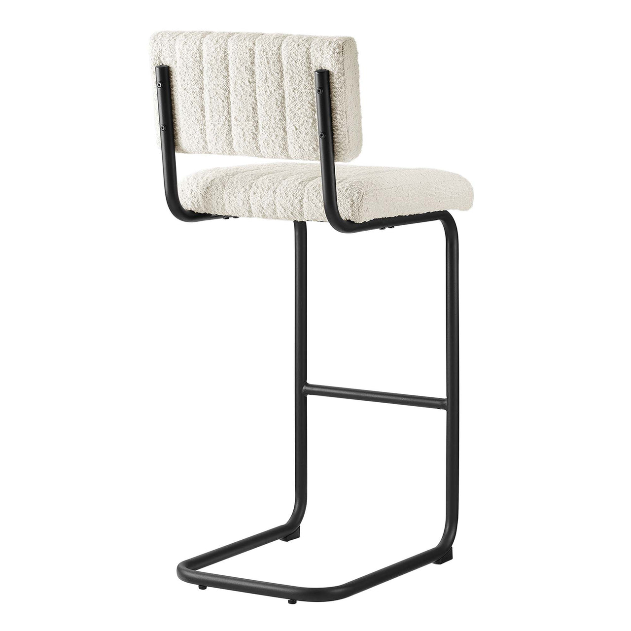 Glide Boucle Bar Stools Set of 2, Ivory
