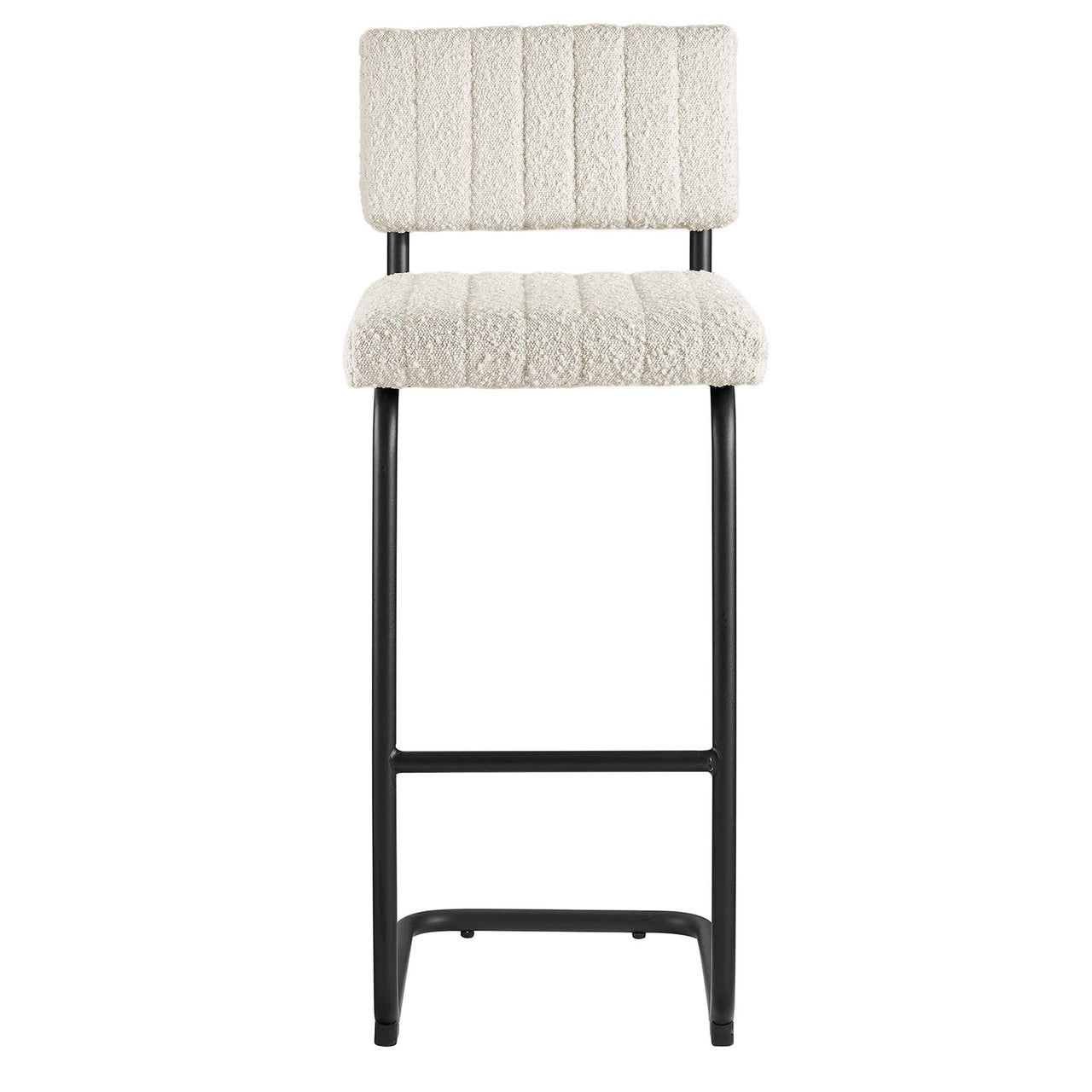 Glide Boucle Bar Stools Set of 2, Ivory
