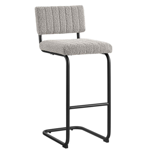 Glide Boucle Bar Stools Set of 2, Taupe