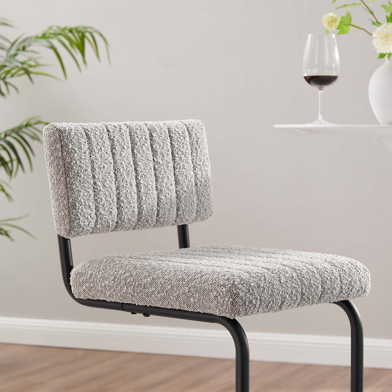 Glide Boucle Bar Stools Set of 2, Taupe
