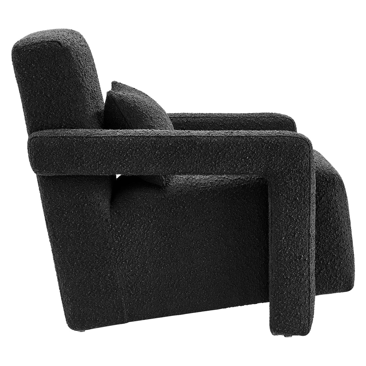 Illusion Boucle Armchair, Black