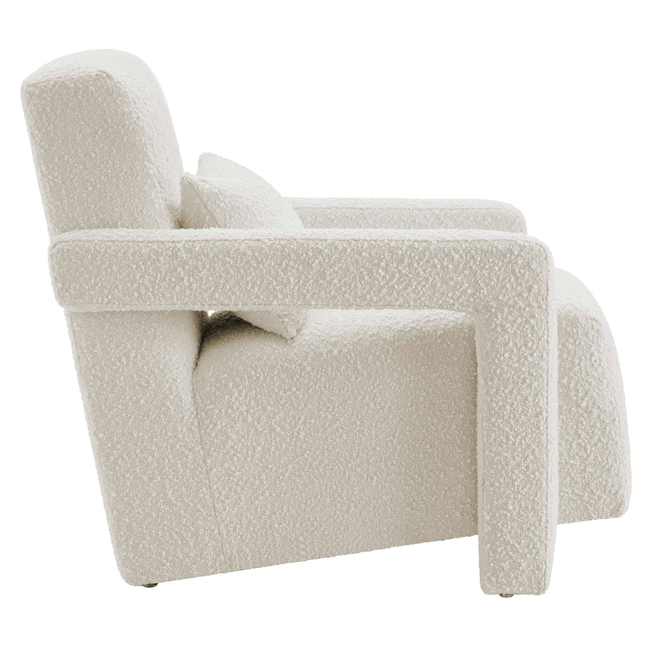 Illusion Boucle Armchair, Ivory