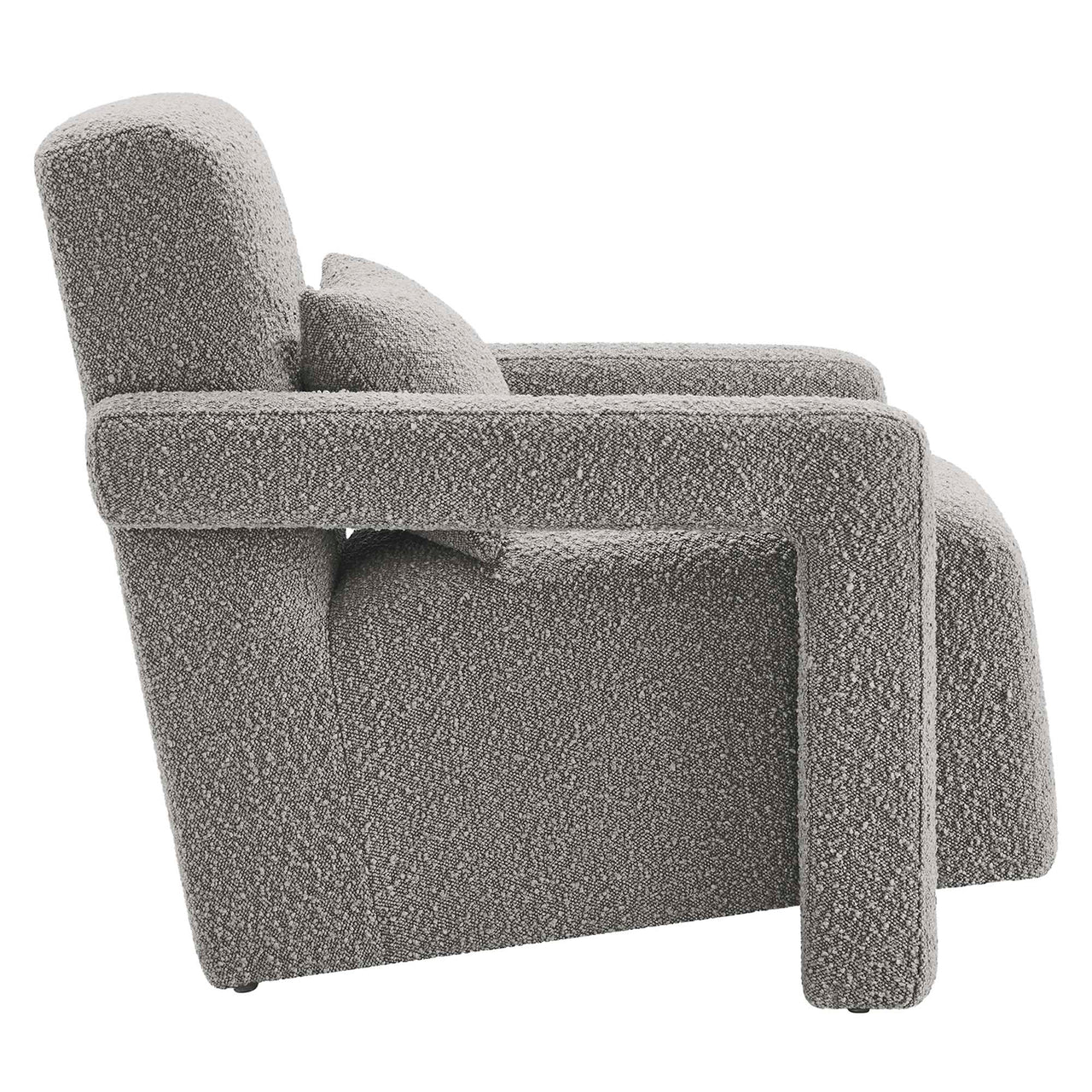 Illusion Boucle Armchair, Light Gray