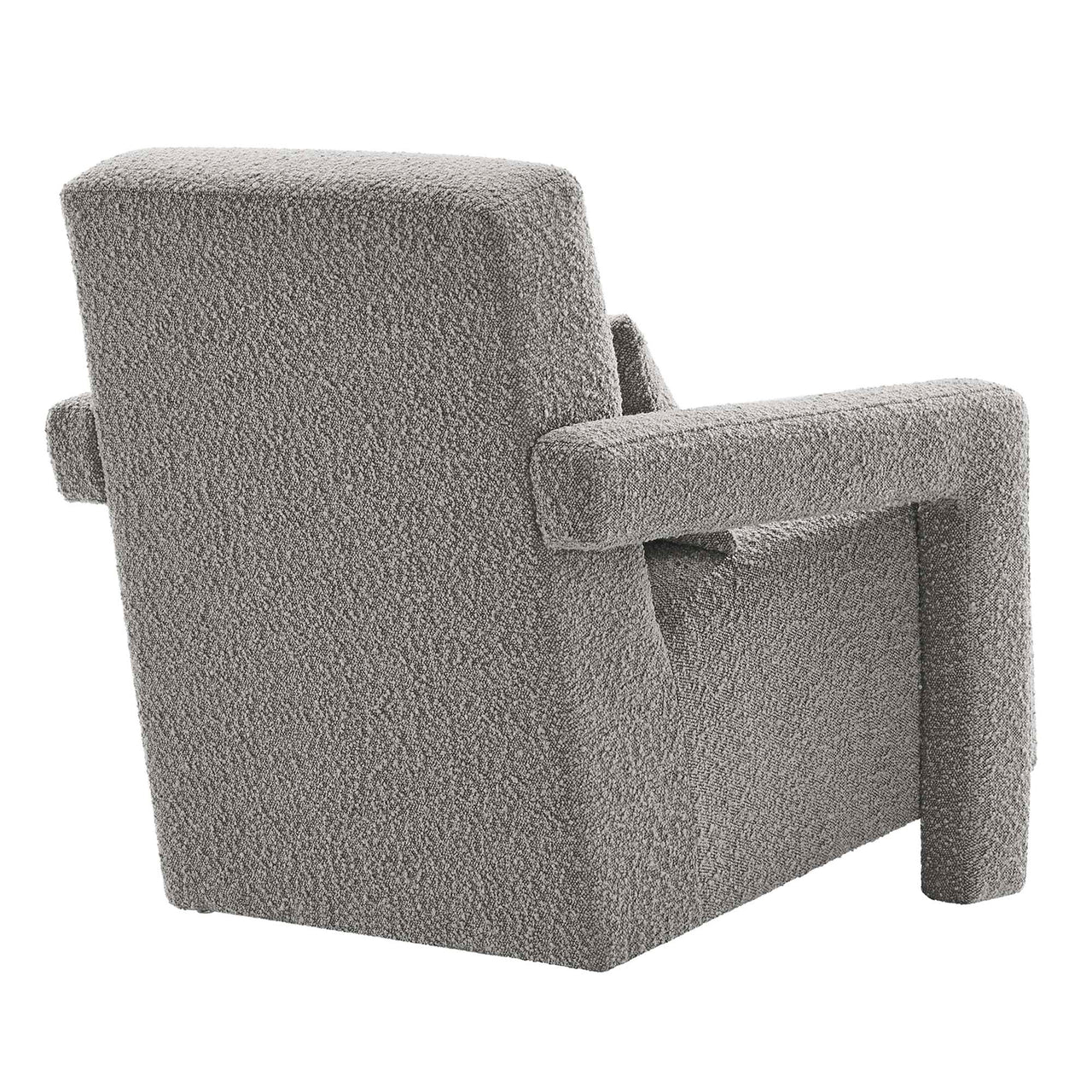 Illusion Boucle Armchair, Light Gray