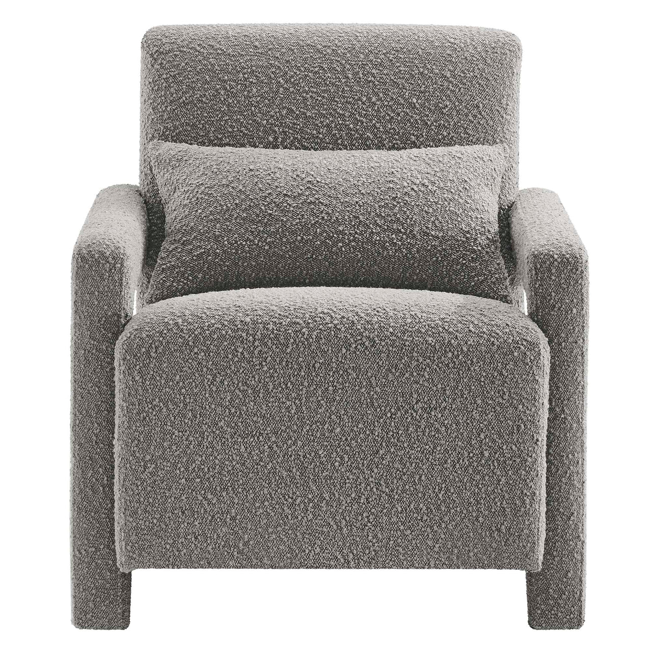 Illusion Boucle Armchair, Light Gray