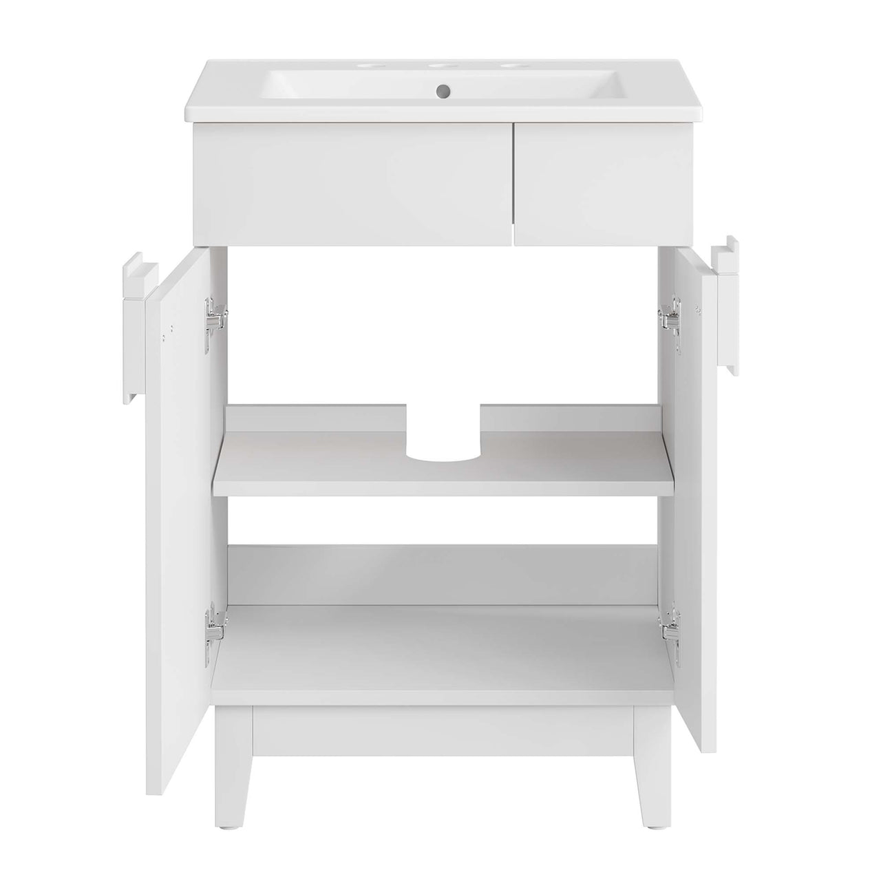 Regalo Vanity Unit, Small, White