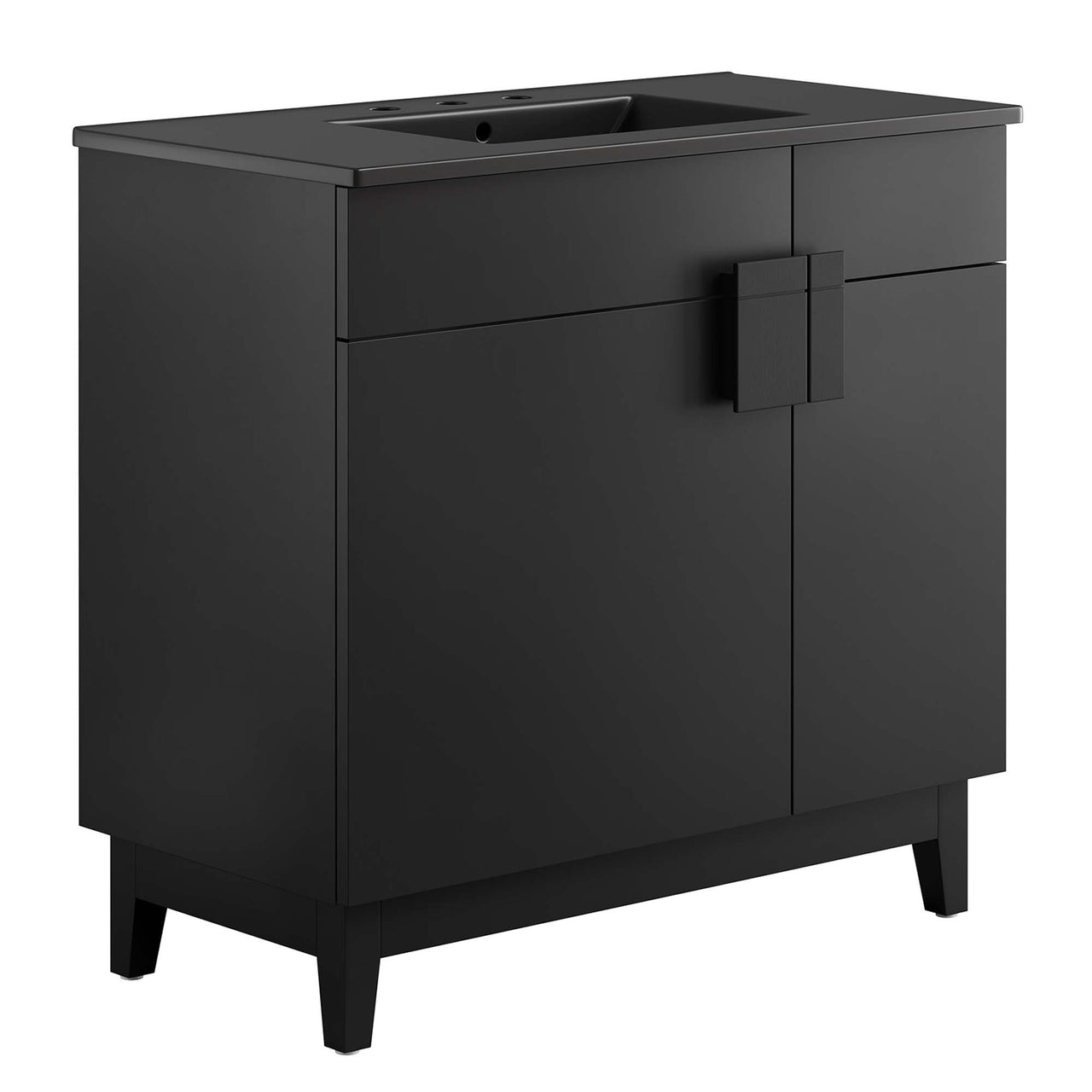 Regalo Vanity Unit, Large, Black