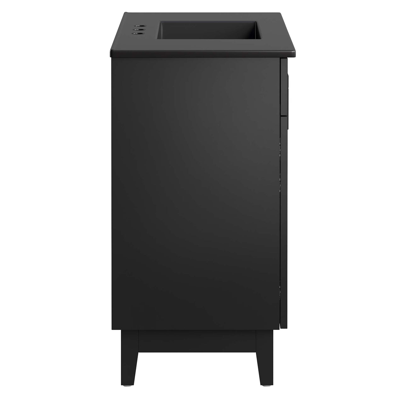 Regalo Vanity Unit, Large, Black