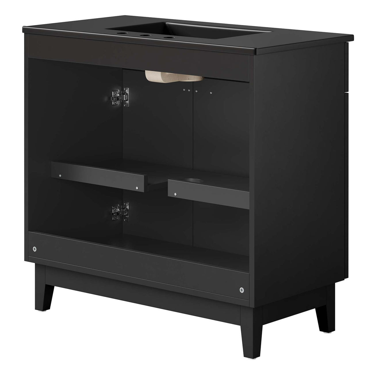 Regalo Vanity Unit, Large, Black