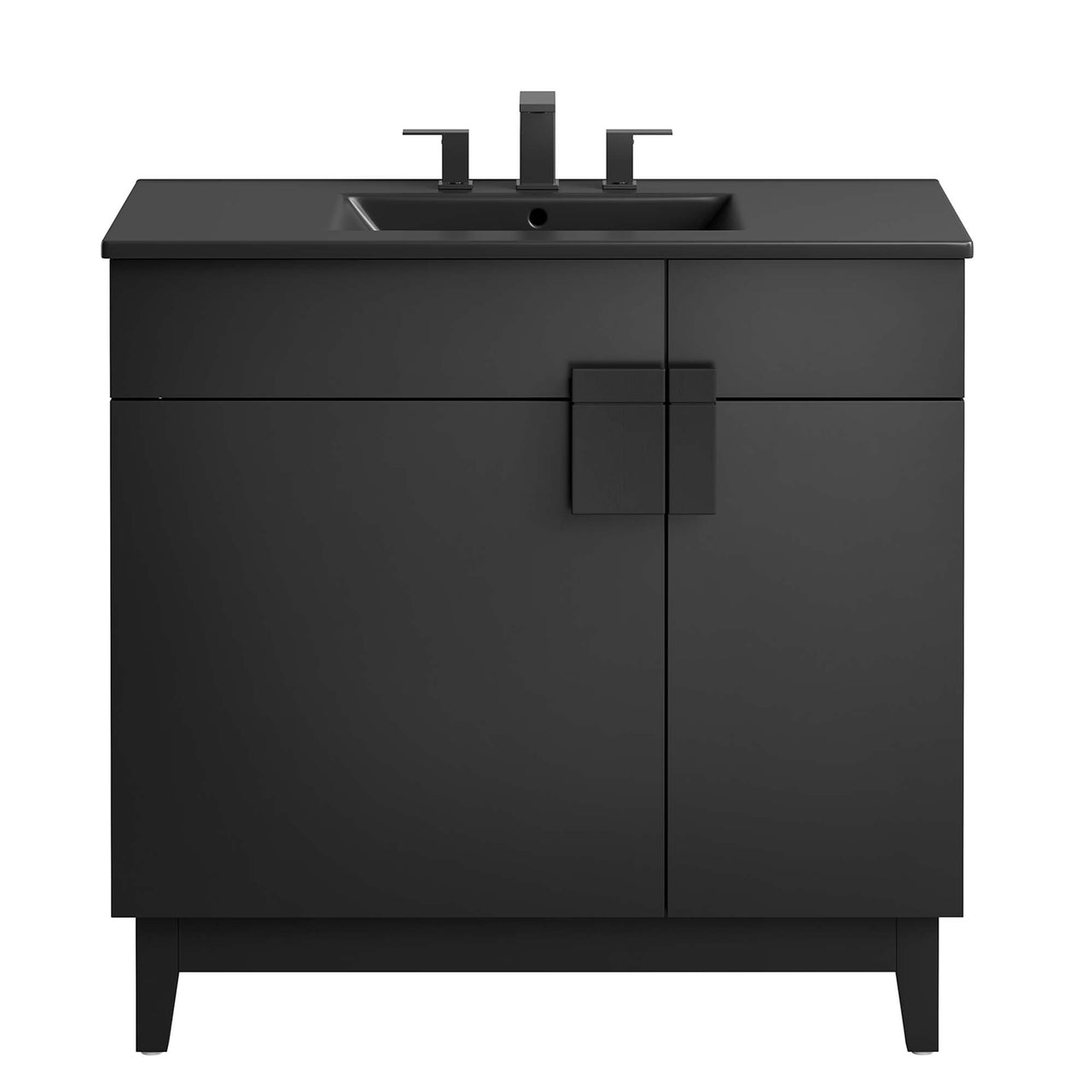 Regalo Vanity Unit, Large, Black