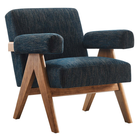 Serenel Fabric Armchair, Azure