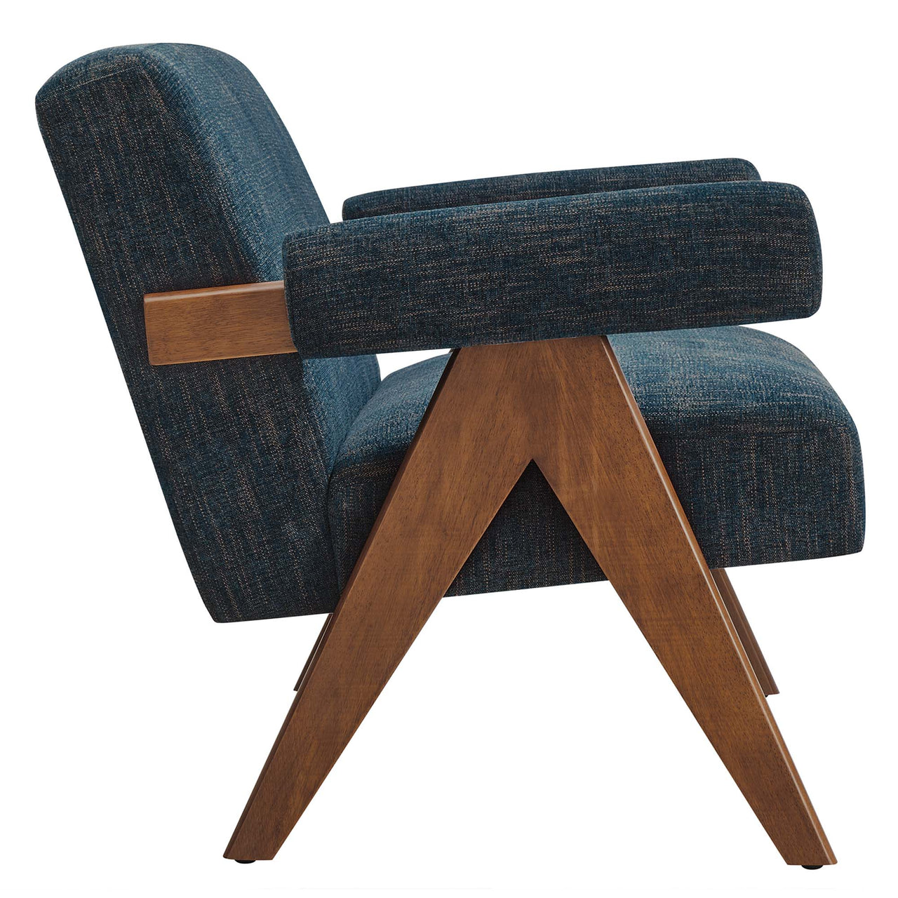 Serenel Fabric Loveseat, Azure