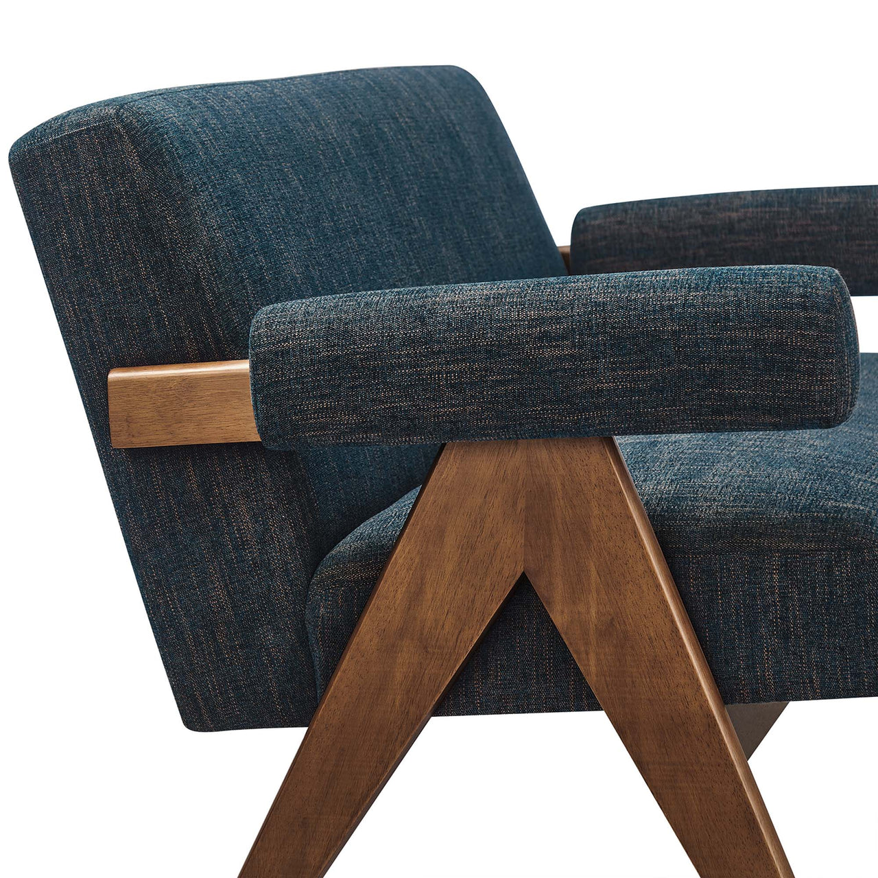 Serenel Fabric Loveseat, Azure