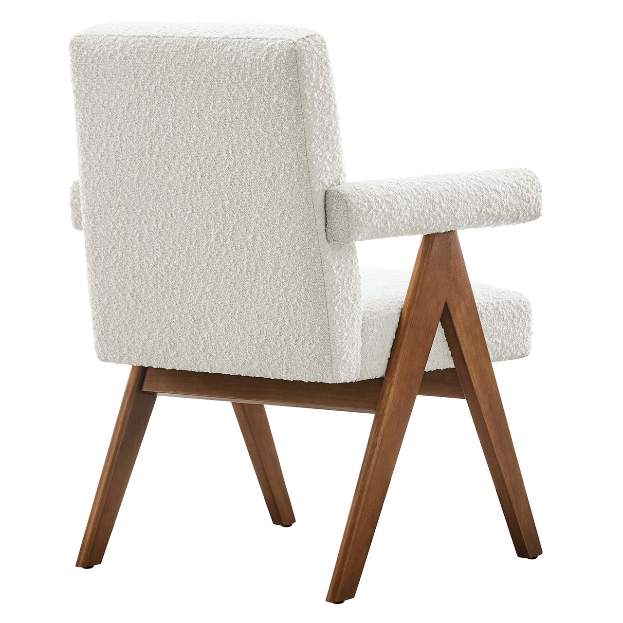 Serenel Boucle Dining Chair Set of 2, Ivory