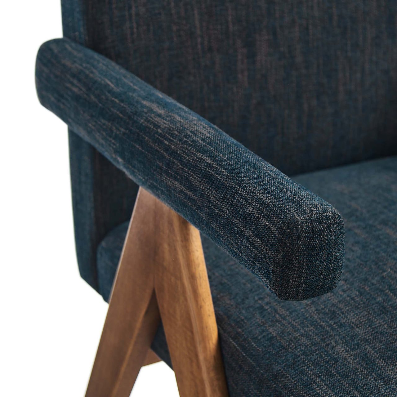 Serenel Fabric Dining Chair Set of 2, Azure