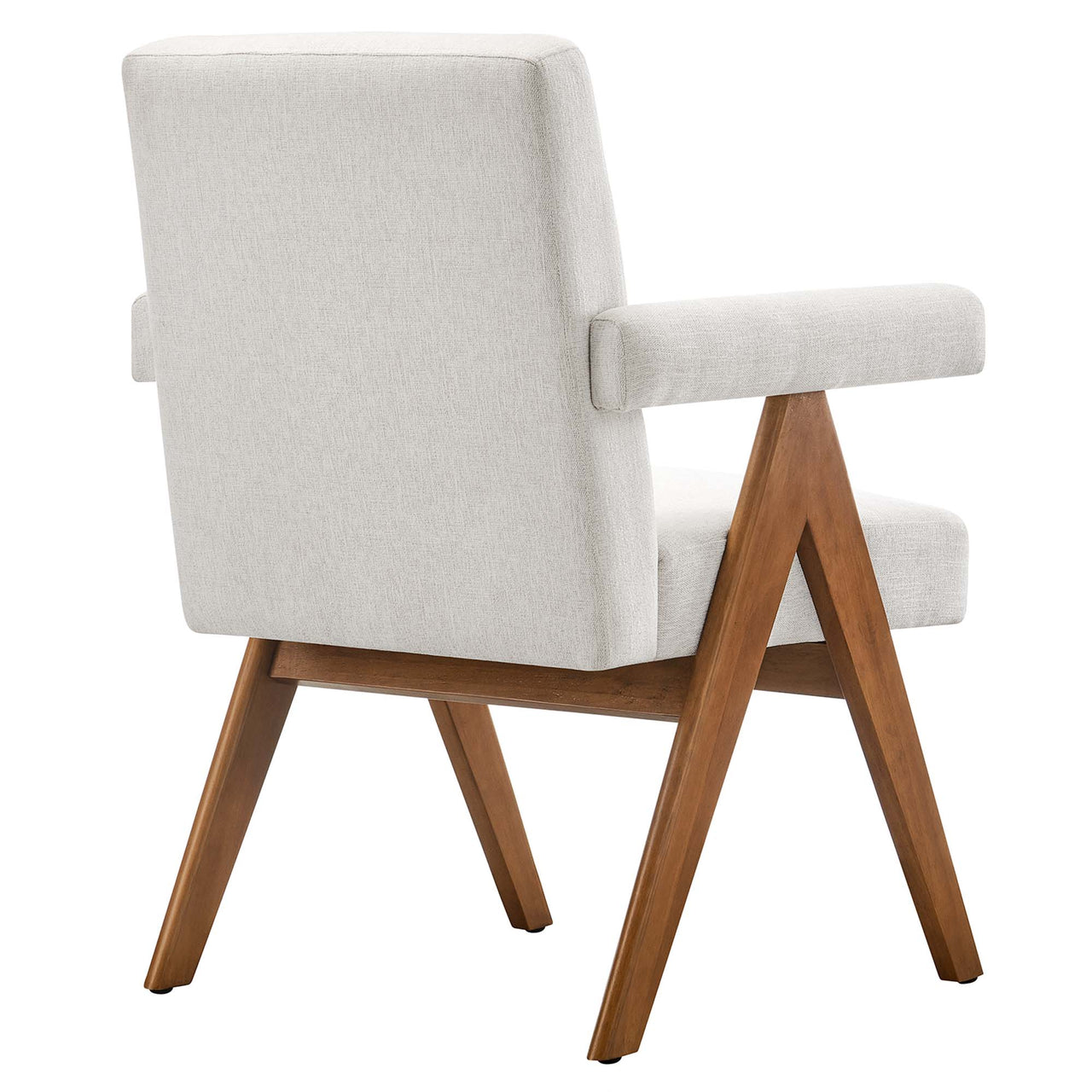 Serenel Fabric Dining Chair Set of 2, Ivory