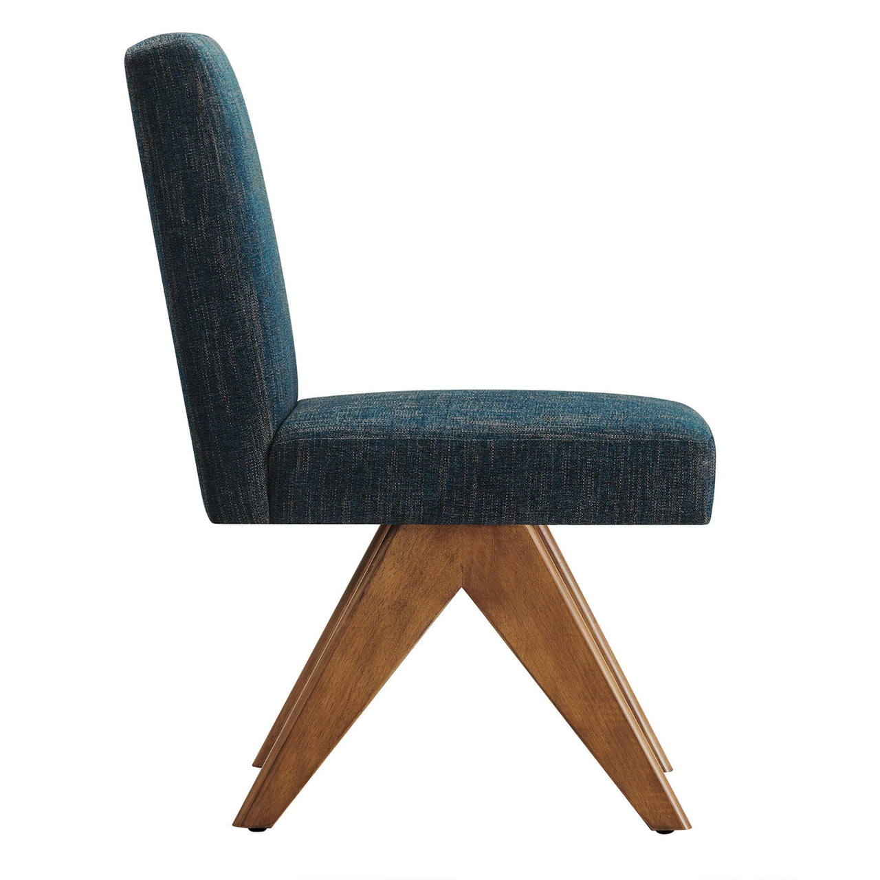 Serenel Fabric Side Chair Set of 2, Azure