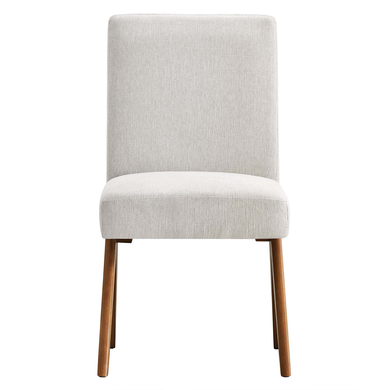 Serenel Fabric Side Chair Set of 2, Ivory