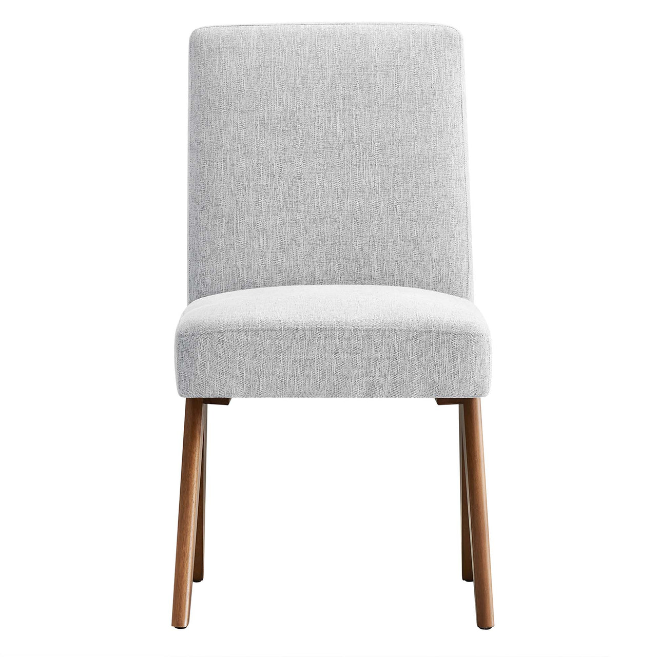 Serenel Fabric Side Chair Set of 2, Light Gray
