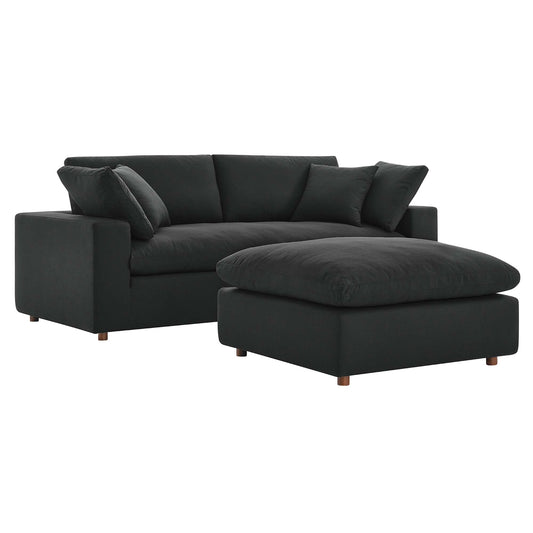 Angelic Cloudblend Sectional, Black