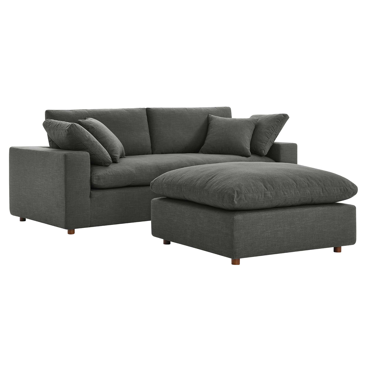 Angelic Cloudblend Sectional, Gray