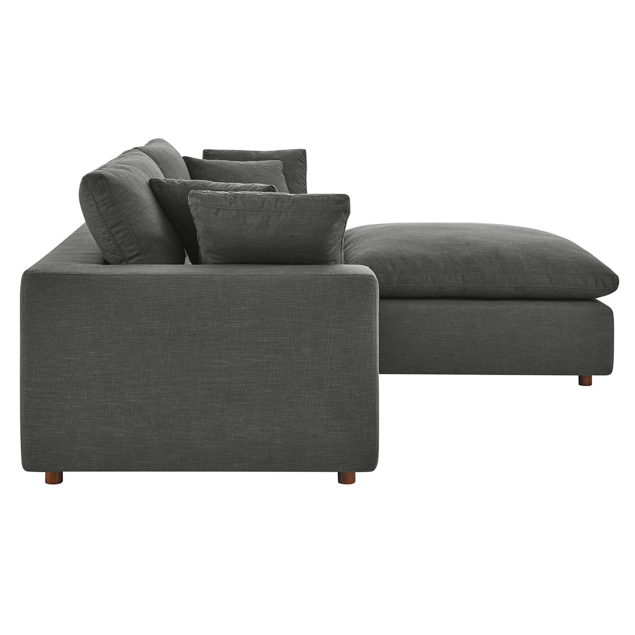 Angelic Cloudblend Sectional, Gray