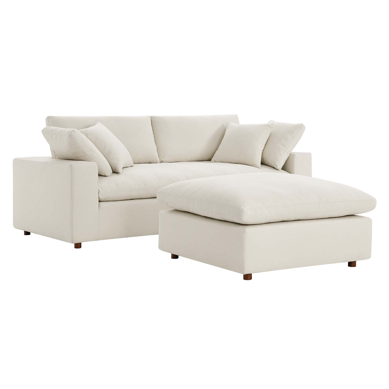 Angelic Cloudblend Sectional, Light Beige