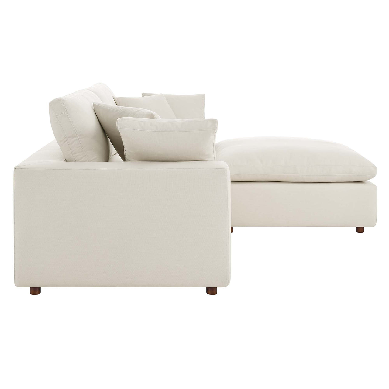 Angelic Cloudblend Sectional, Light Beige