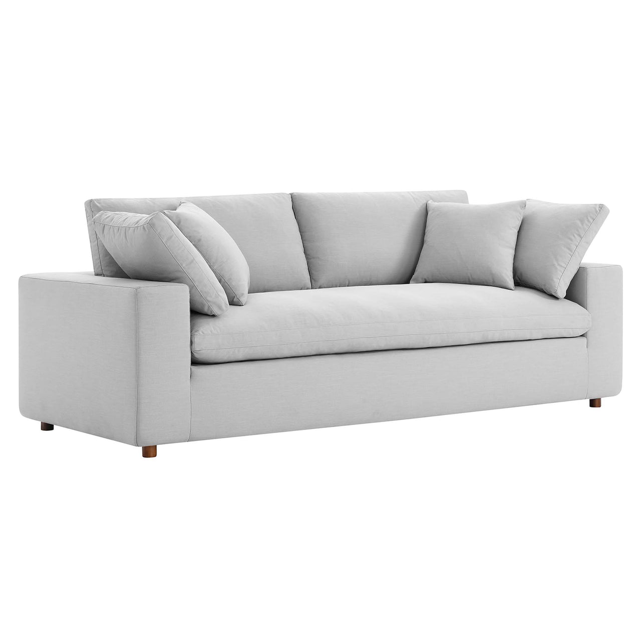 Angelic Cloudblend Sectional, Light Gray