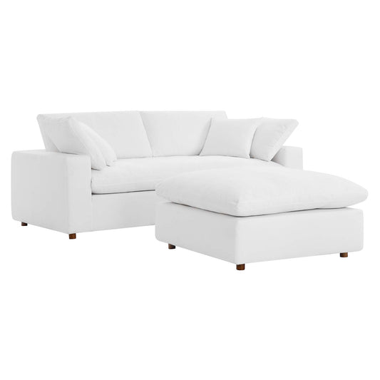 Angelic Cloudblend Sectional, Pure White