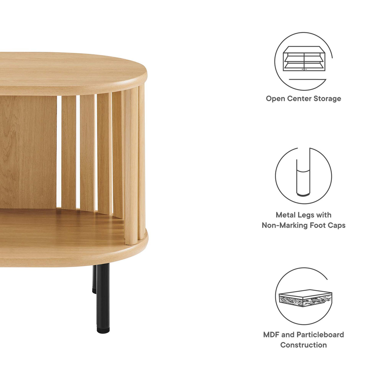 Strathen Side Table, Oak