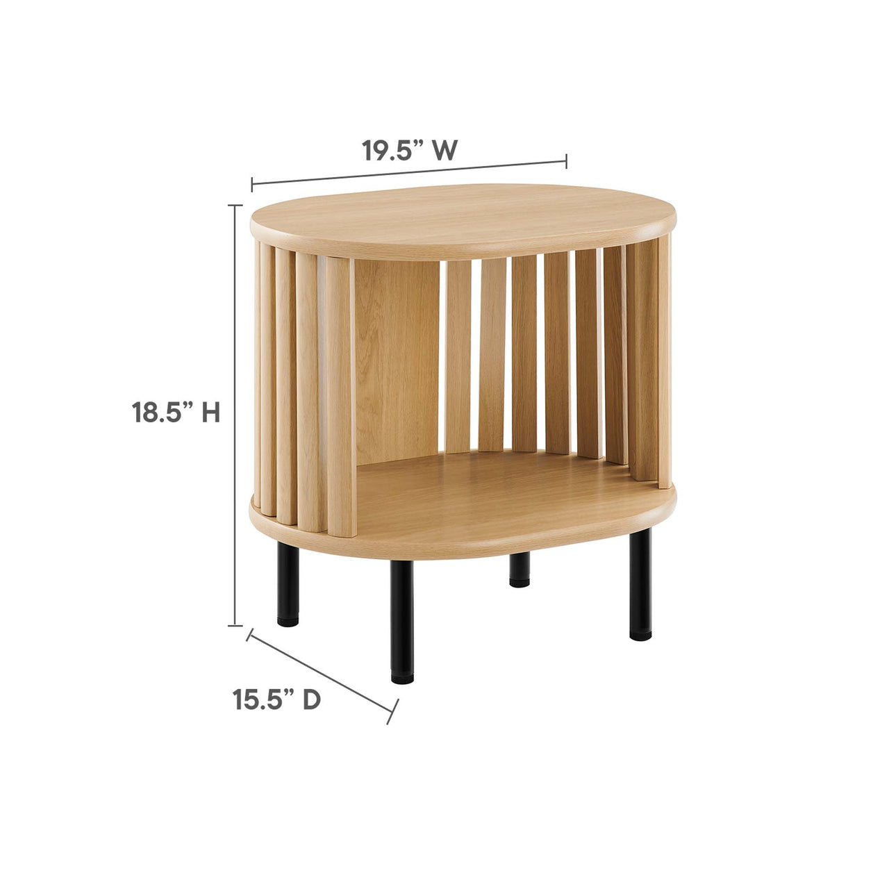 Strathen Side Table, Oak