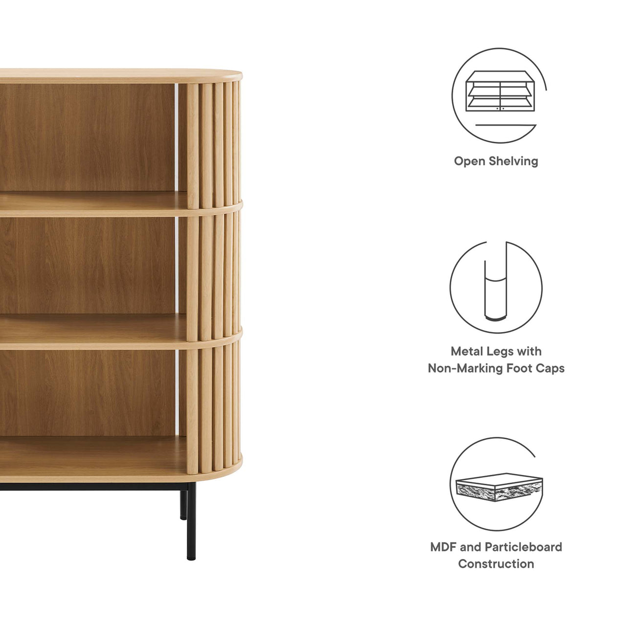 Strathen Display Cabinet, Oak