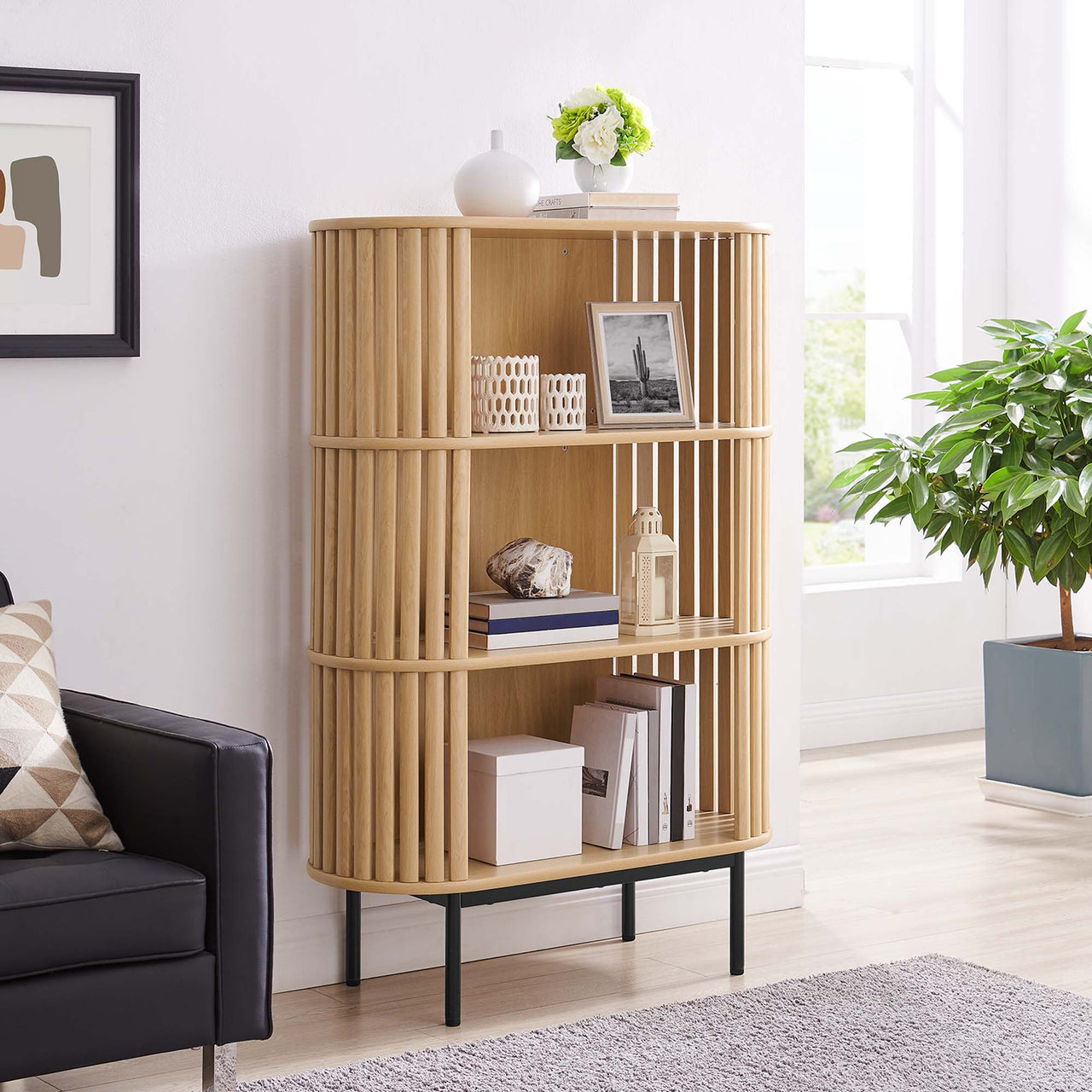 Strathen Display Cabinet, Oak