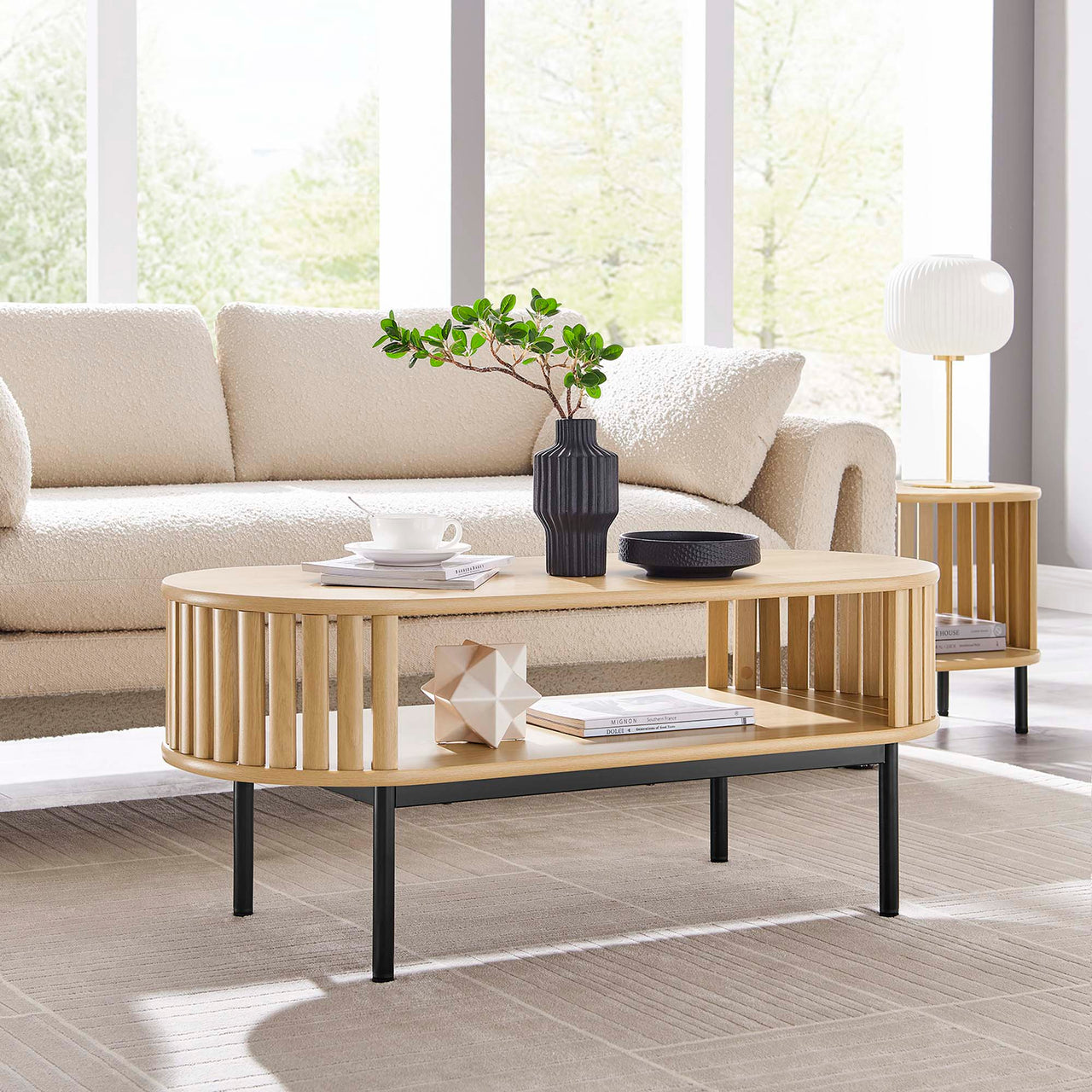 Strathen Wood Coffee Table, Oak