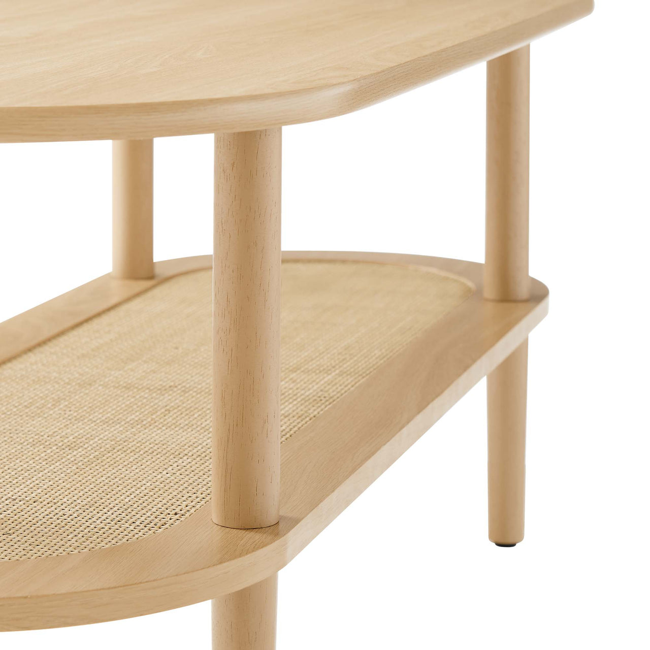 Elevea Oval Coffee Table, Oak