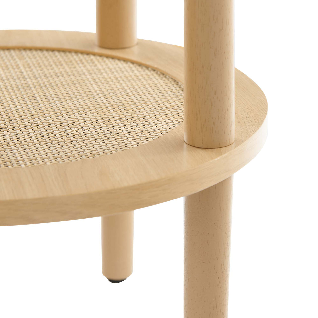 Elevea Round Side Table, Oak