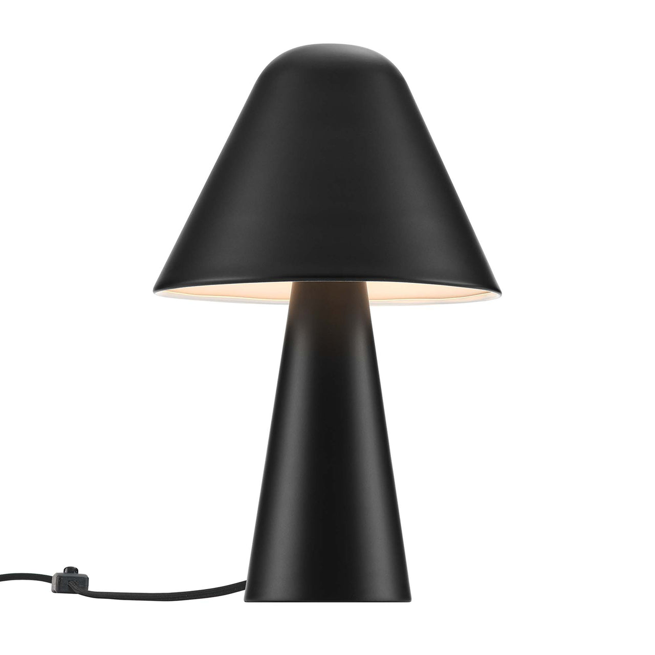 Enchanted Mushroom Table Lamp, Black