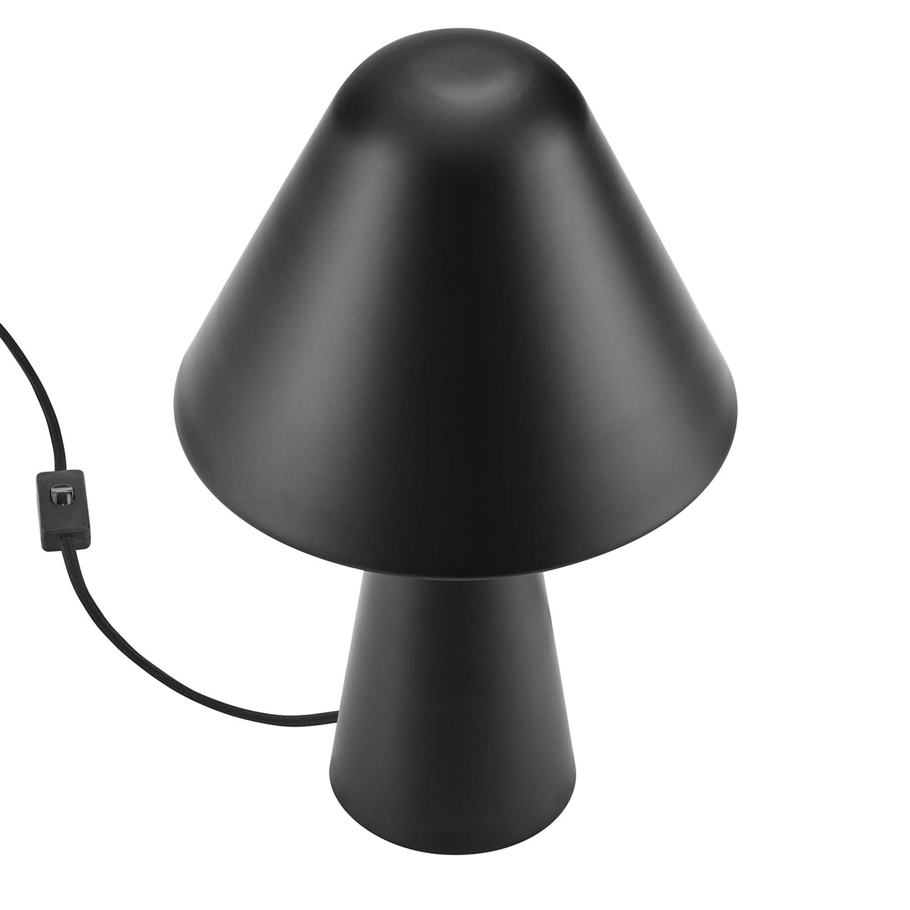Enchanted Mushroom Table Lamp, Black