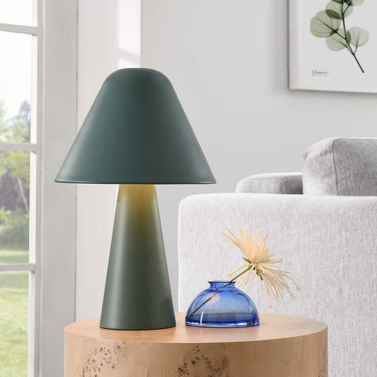Enchanted Mushroom Table Lamp, Green