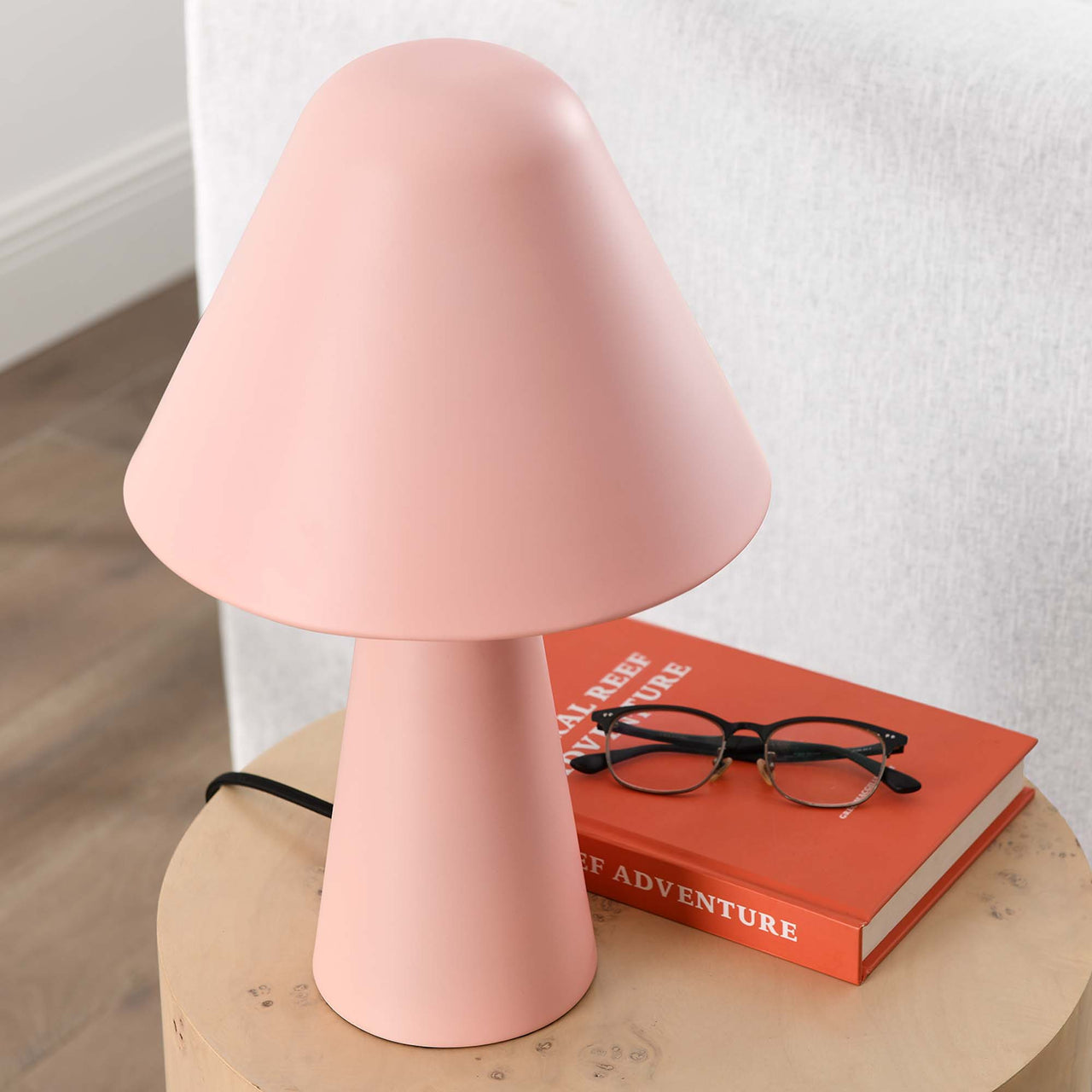 Enchanted Mushroom Table Lamp, Pink